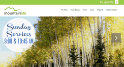 Desktop Screenshot of mountainlife.org